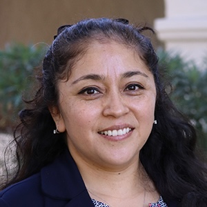 Closeup of Cristal Zuniga.