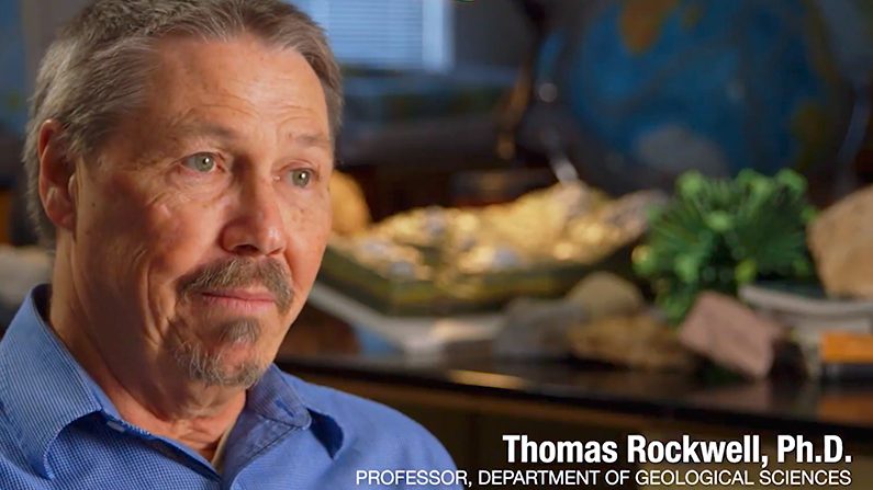 2018 Distinguished Faculty Award: Geological Sciences Professor, Thomas Rockwell